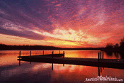 shawnee mission park kansas sunset