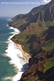 na pali coast aerial photos