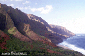 Kalalau Trail Red Hill kauai hawaii