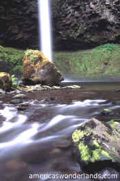 big creek falls - gifford pinchot national forest - washington