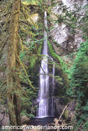 MARYMERE falls - olympic national park washington