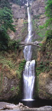 multnoma falls waterfall portland oregon